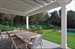 Dining Patio overlooks pool