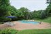 The pool and patio