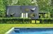 Side view as seen from pool house