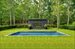 View from Cottage across pool to pool house