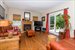 Den with fireplace