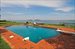 Heated, waterside gunite pool
