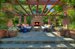 large pergula with fireplace