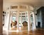 vaulted living room