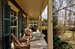 Front Porch Shaded By Weeping Beach Tree