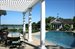 Heated pool and poolhouse on the water