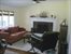 Living room with fireplace