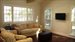 living room with high ceilings