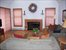 Living room with fireplace