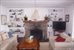 living room with fireplace