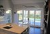 Views over pool from kitchen