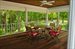 Guest house covered porch