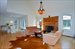 Gorgeous living room with dining room