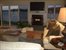 Living room with fireplace
