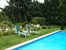 Pool lounge area