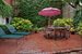 The garden can be accessed from both floors.