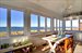 Sun room with view of Peconic Bay