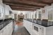 New professional kitchen with gathering area