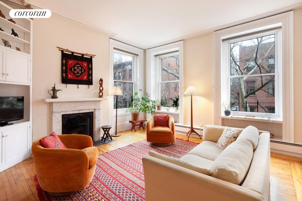 Sundrenched and serene corner living room