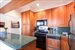Open kitchen with dishwasher and washer/dryer