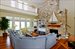 stone fireplace