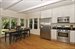 open dining and kitchen