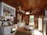 Kitchen with fireplace