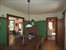 Formal dining room with fireplace