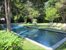 Heated gunite pool with water fall