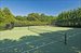 Community tennis courts around the corner