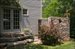 Stone outdoor shower