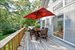 Deck for entertaining and relaxing