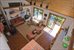 Two story living room