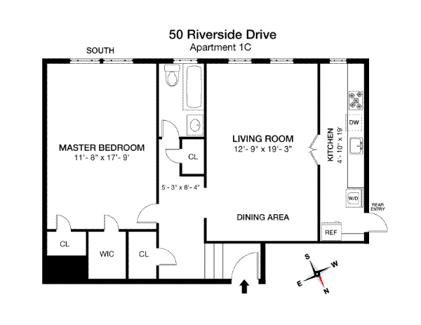 50 Riverside Dr, APT 1C, Upper West Side, New York, NY 10024 | Brownstoner